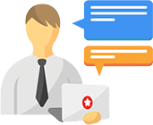 Image of person searching for a dj